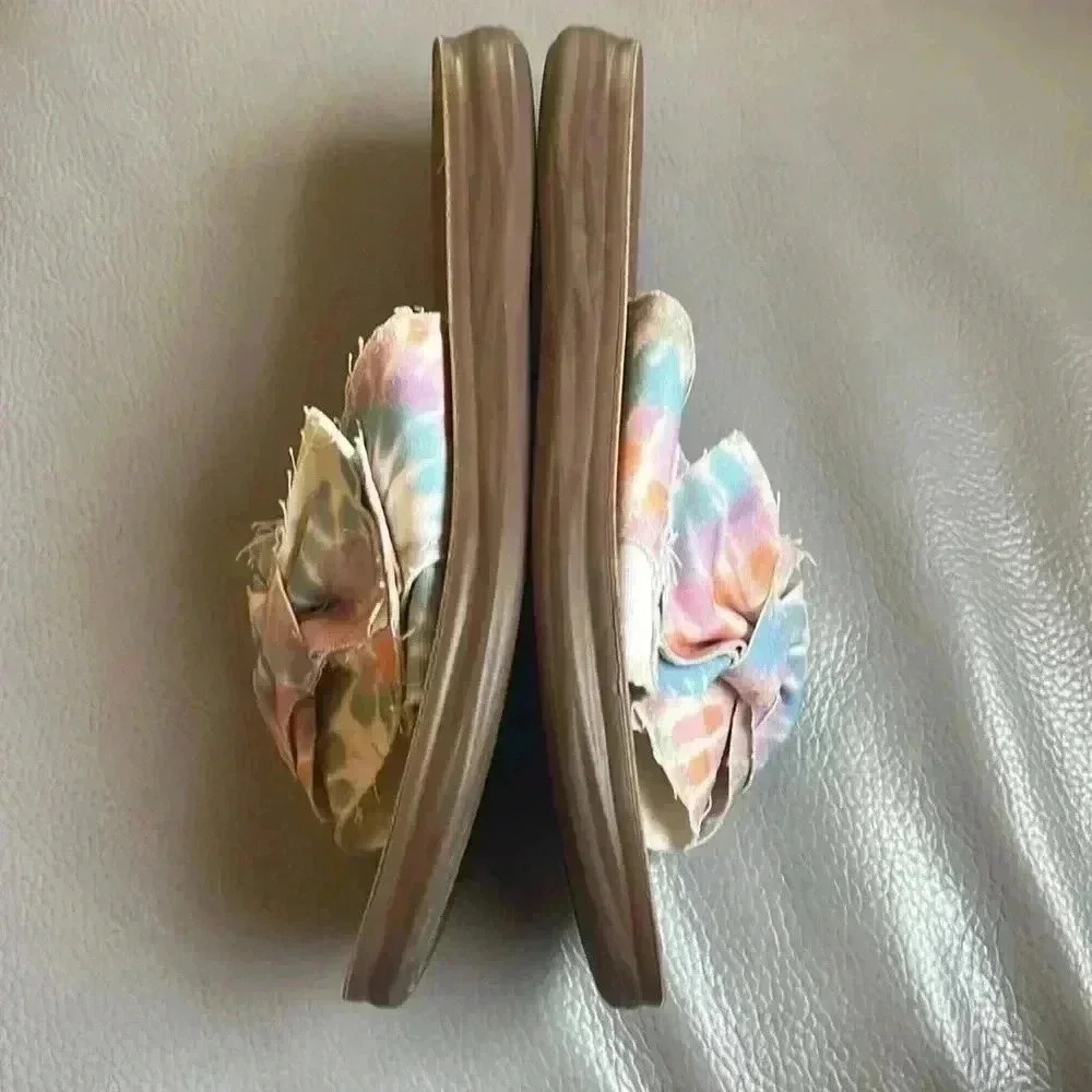 Blowfish Malibu tie dyed shoes sandals with bow size 8 excellent condition - Picture 7 of 7